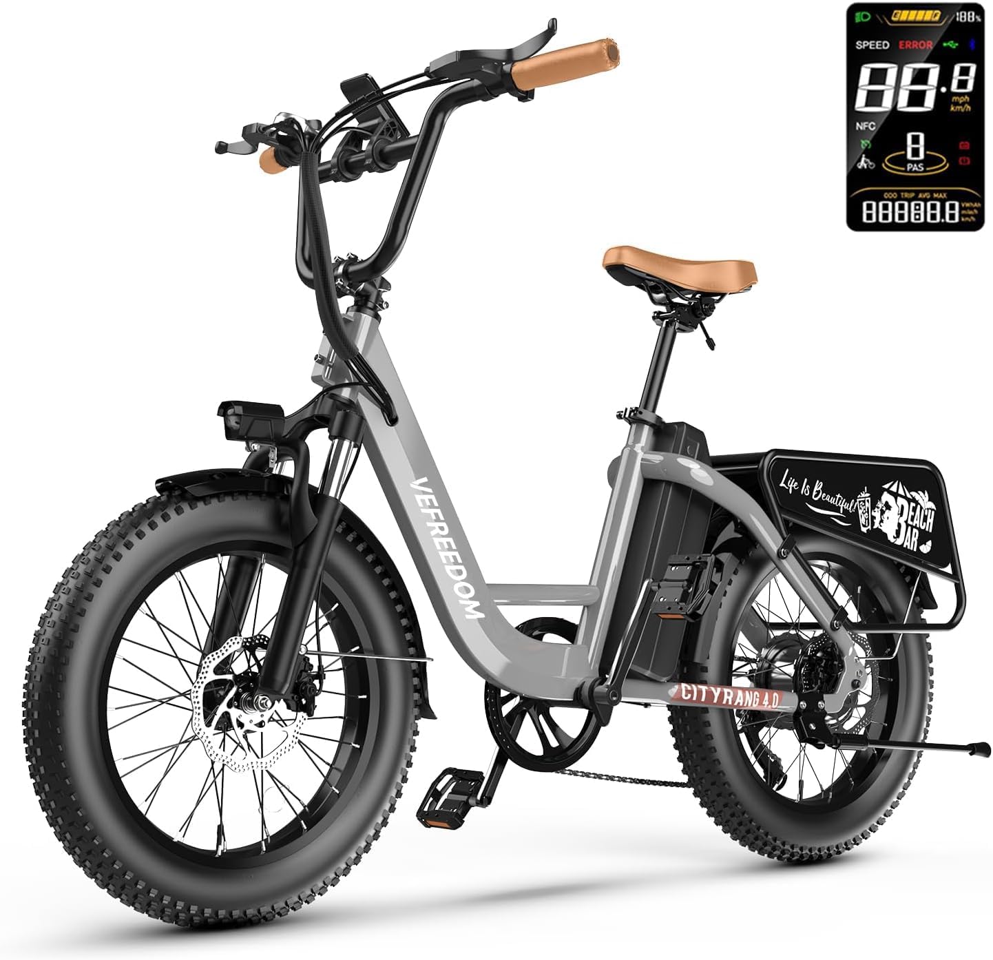 1500W Peak Electric Bike for Adults, 48V 20Ah Removable Battery Max Range 70Miles & 30MPH Electric Bicycle, 20”×4.0″ Fat Tire Ebike,Fast Cargo Ebikes,Commute Mountain E-Bike UL Certified 1500W Peak Electric Bike for Adults, 48V 20Ah Removable Battery Max Range 70Miles & 30MPH Electric Bicycle, 20”×4.0″ Fat Tire Ebike,Fast Cargo Ebikes,Commute Mountain E-Bike UL Certified