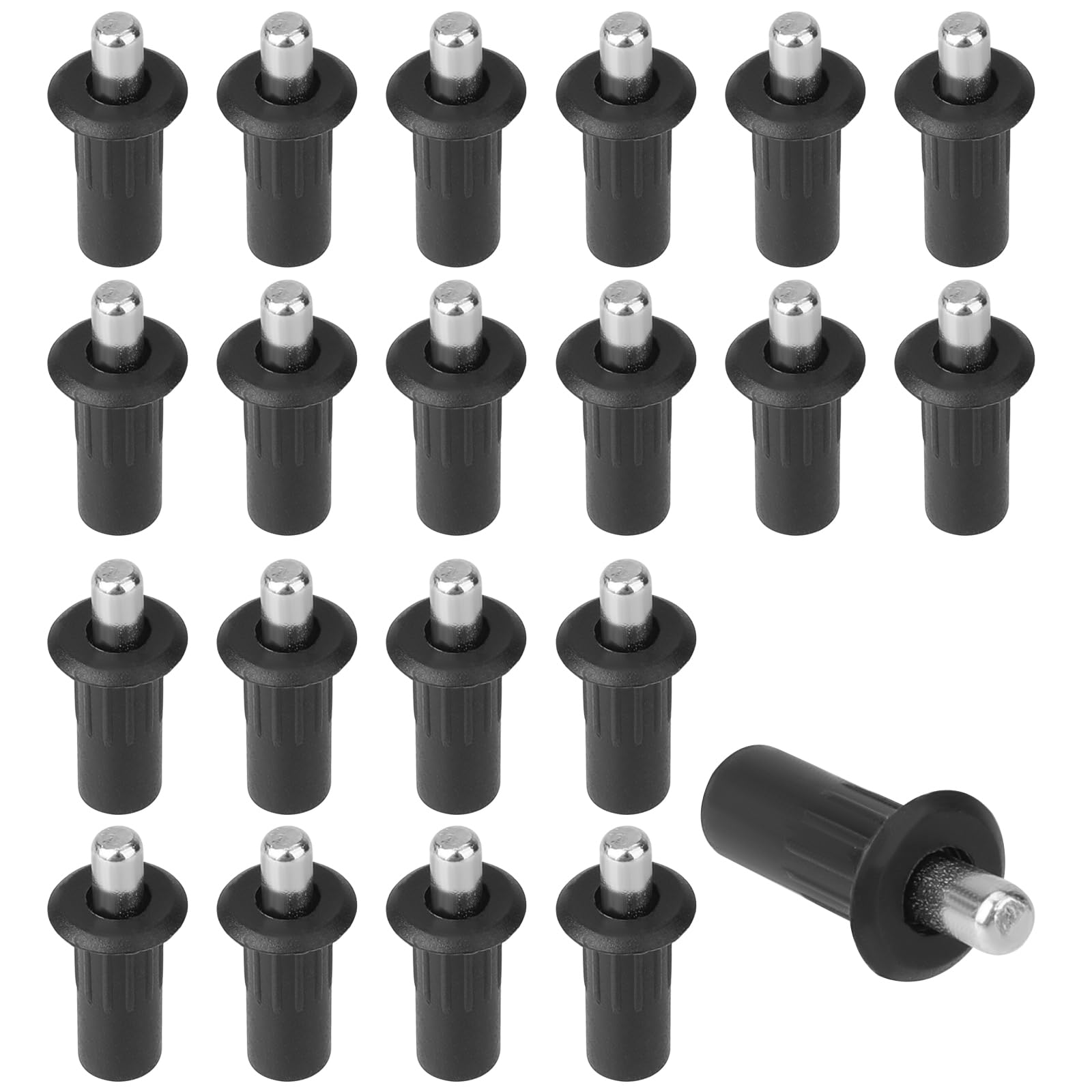 20Pcs Door Spring Pins Spring Loaded Cabinet Repair Damper Replacement Blinds Spring Loaded Repair Pins Furniture Fittings Door Shutter Pins Door Buffer Furniture Fittings Connector Telescopic Pins