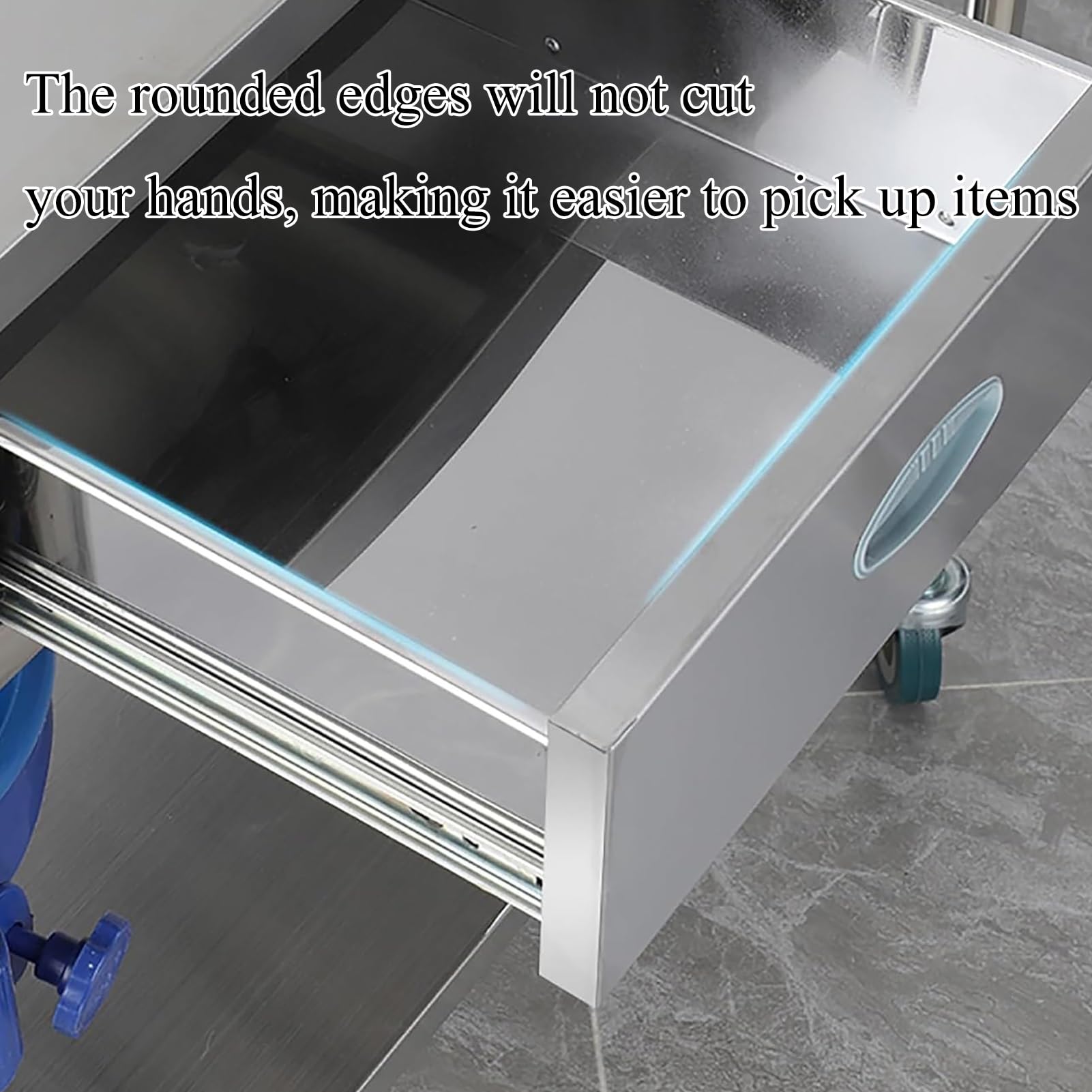 Carro de trabajo de acero inoxidable con ruedas, carro utilitario de 2 niveles, carro de cocina con ruedas, carro de laboratorio móvil para clínicas, multifuncional para interiores y exteriores de ace
