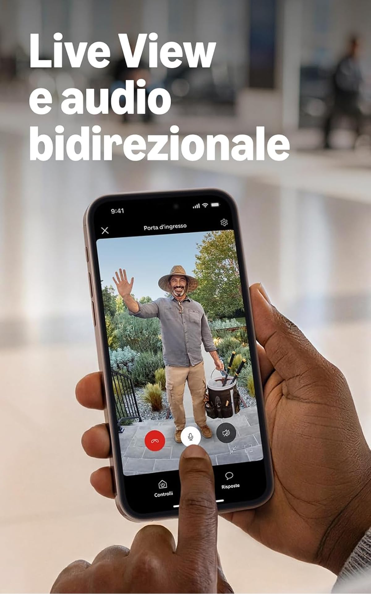 Ring Kit Sicurezza: Videocitofono (Ultima Gen.) Retinal 2K & Zoom 6x + Telecamera Esterna Batteria (Stick Up Cam) 1080p | Wireless | Alexa | 30 giorni di prova gratuita dell'Abbonamento Ring