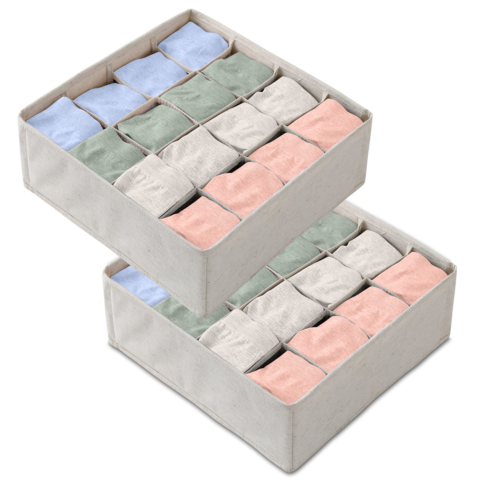 RTT Undergarment Organizer (16-Cell Off White)