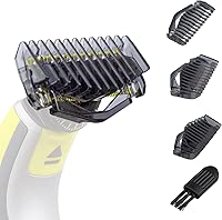 TERPINK 1/3/5mm Guide Combs Compatible with Philips Norelco OneBlade Shaver, Guards Kit, Trimmer Guards Replacement for Face and Body