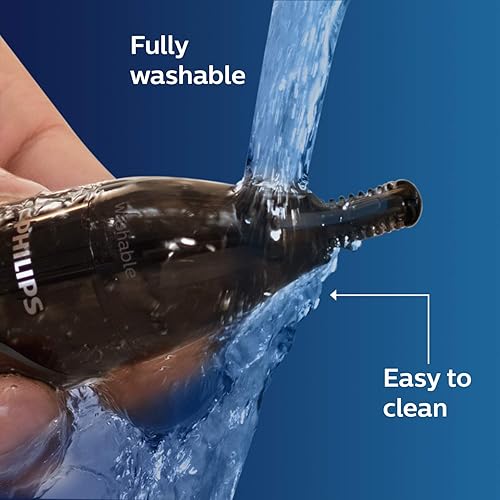 Miniatura 5 de Philips Recortador de nariz Nt3650/16, recortadora de nariz, orejas y cejas con sistema de protección de protección, totalmente lavable, incluye