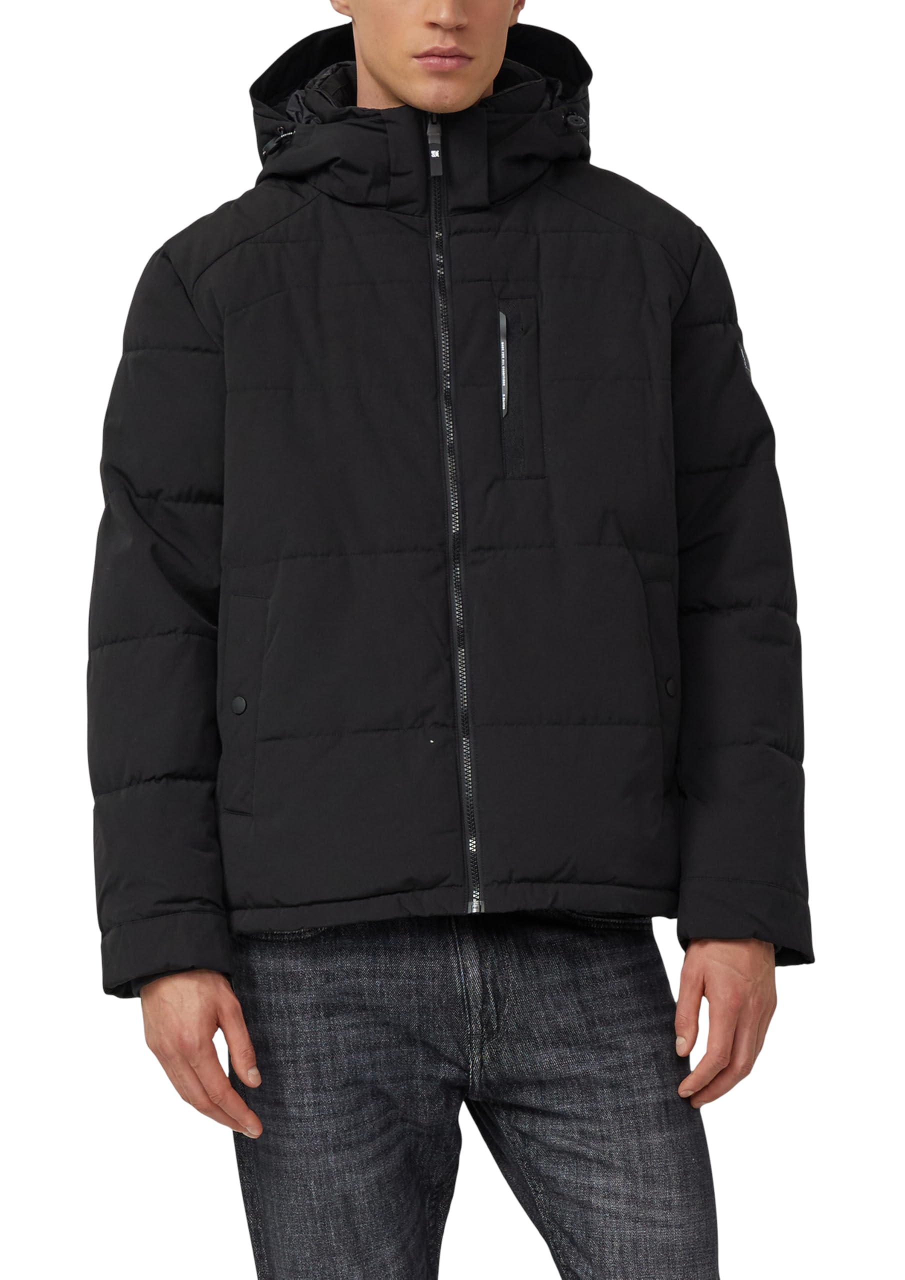 s.Oliver Wasserabweisende Pufferjacke mit abnehmbarer Kapuze
