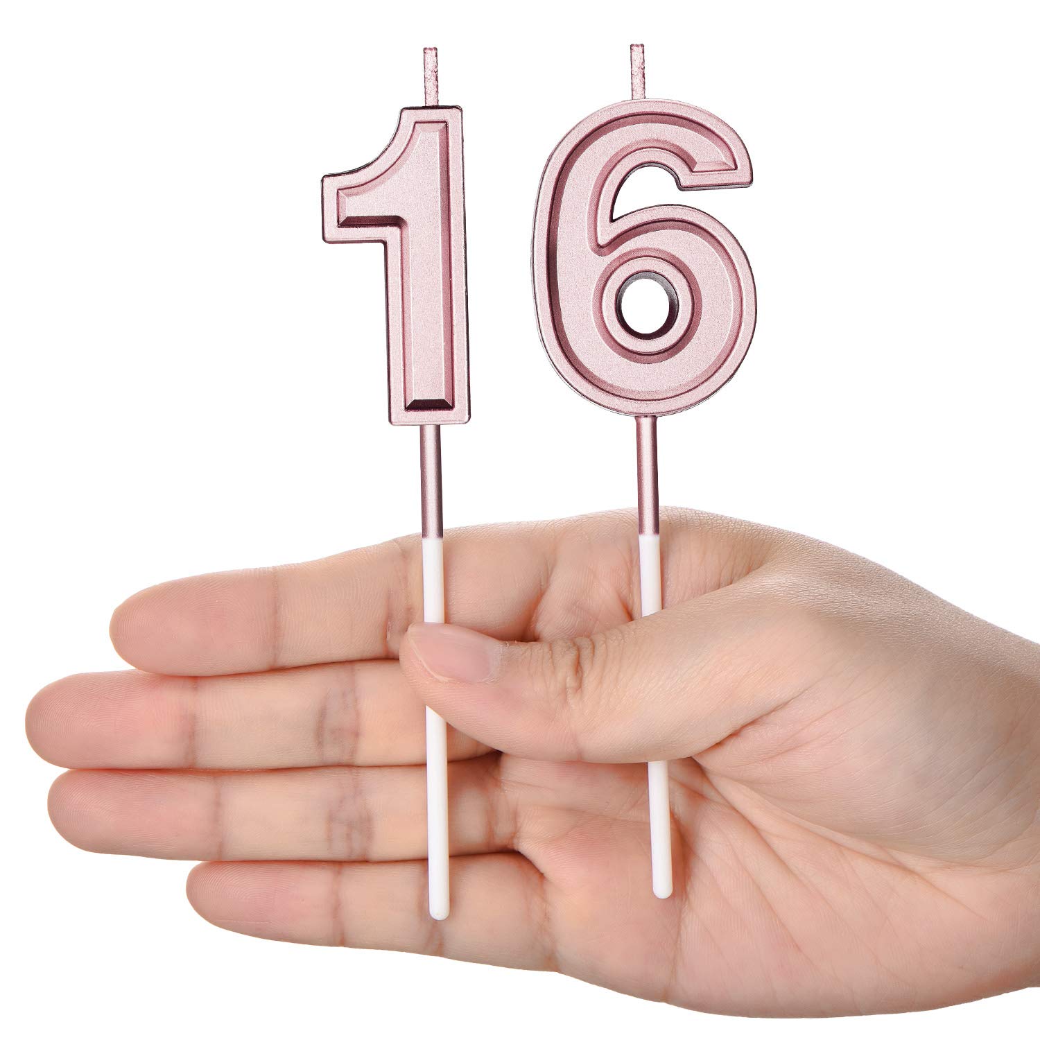 Amazon.co.jp: Syhood 16歳の誕生日キャンドル ケーキの数字キャンドル