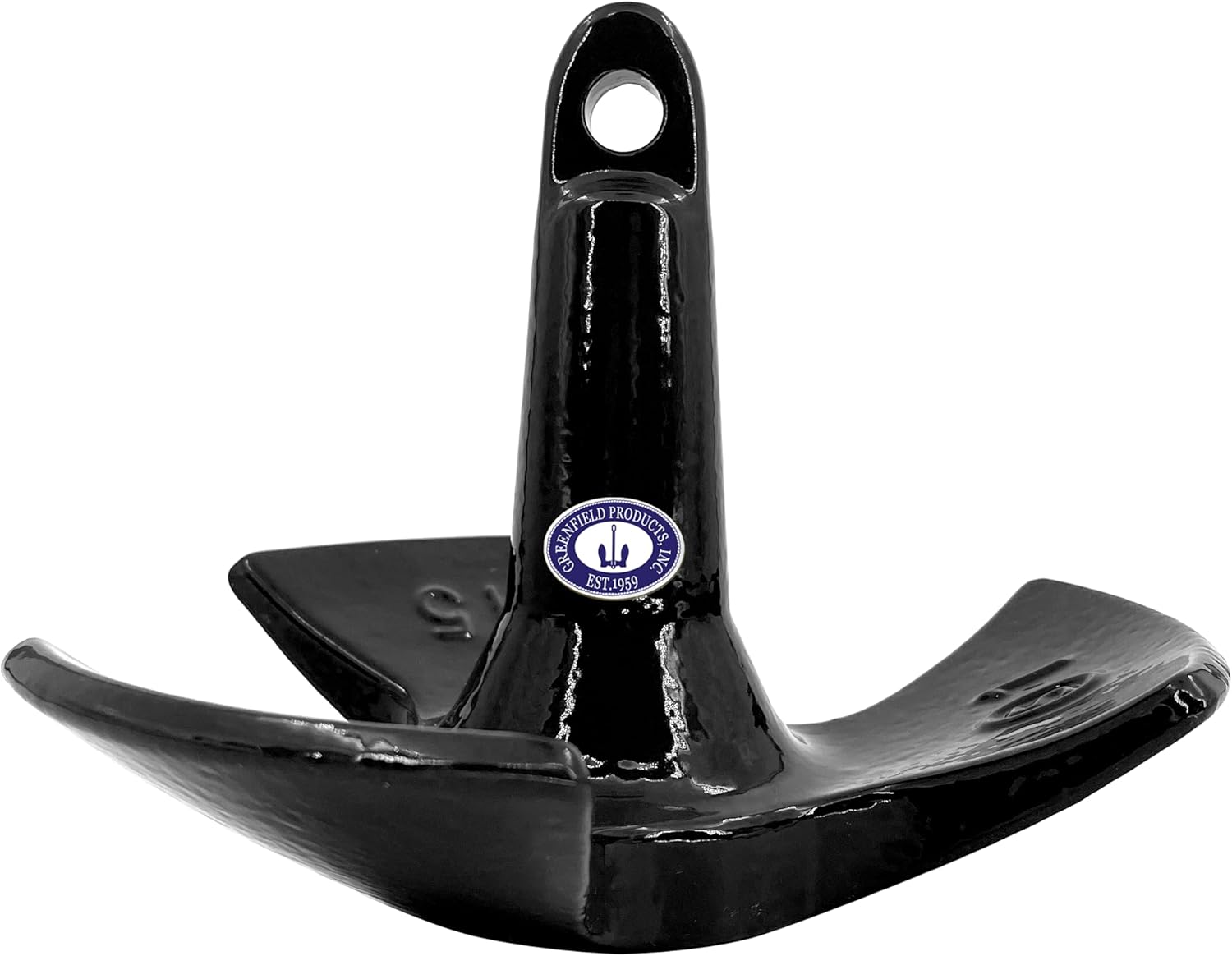 Greenfield Products - River Anchors for Boats, 15 lb Boat Anchor, USA Poly Coated Boat Anchors, Durable Pontoon Boat Anchor/Small Boat Anchor with Mushroom Anchor Design. Best for Lakes and Rivers
