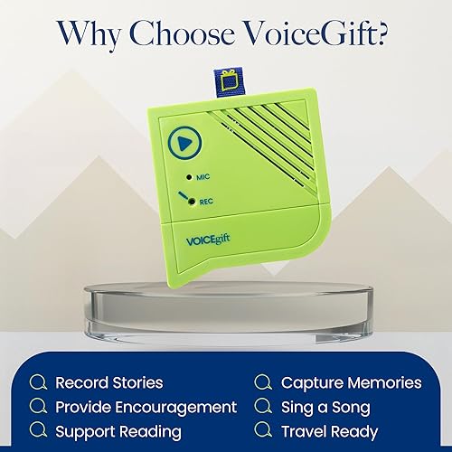 Miniatura 10 de Voicegift Voice-Over Mini Grabadora de Voz para Marco de Fotos, Mini Grabadora de Voz con Reproducción de Audio y Grabadora Digital para Marco de