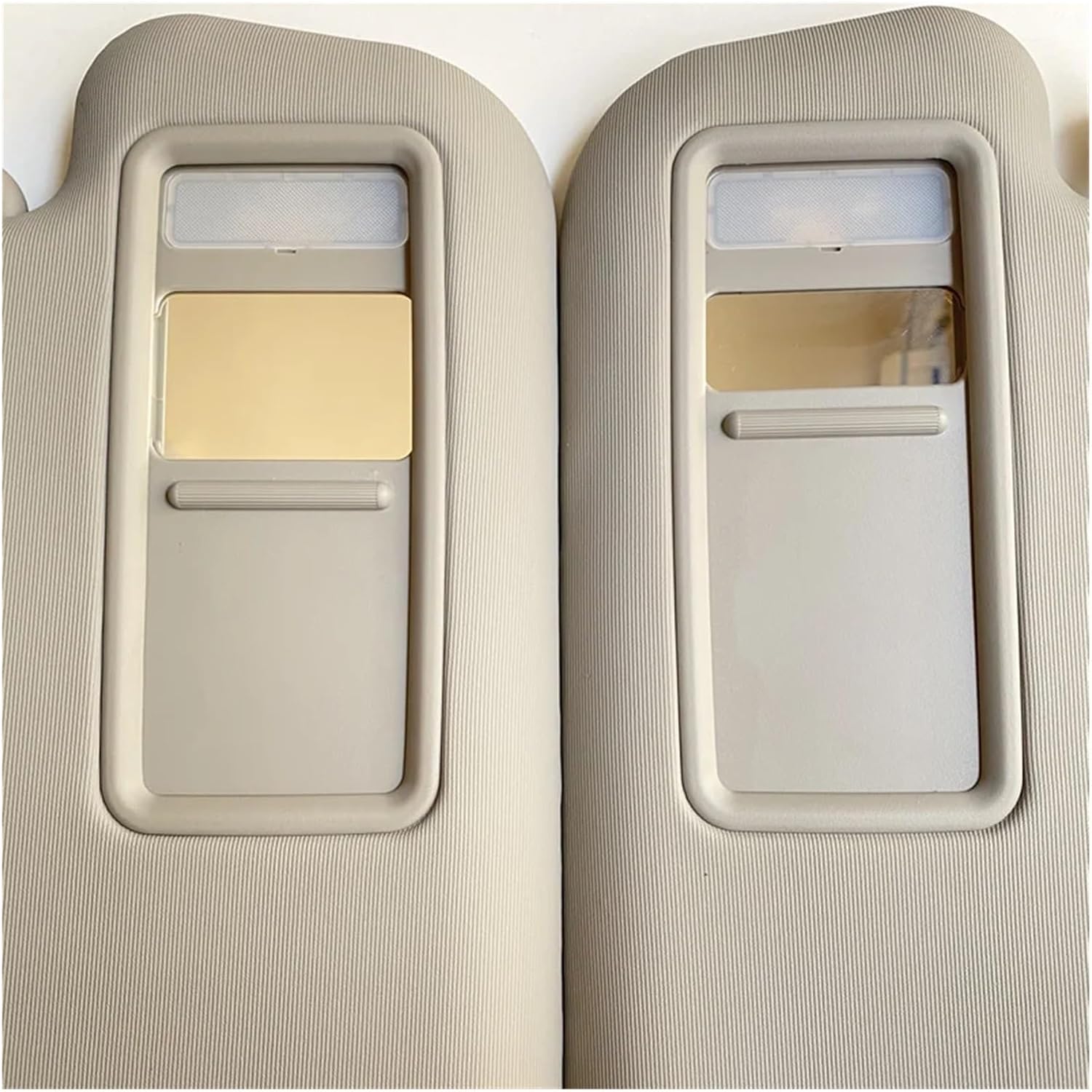 Car Sun Visor Makeup Mirror Compatible for Mazda 6 2006-2010 Mazda 3 2006-2013 GG GH OEM 5DAO 69320 5DAO 69270(Gray Left and Right)