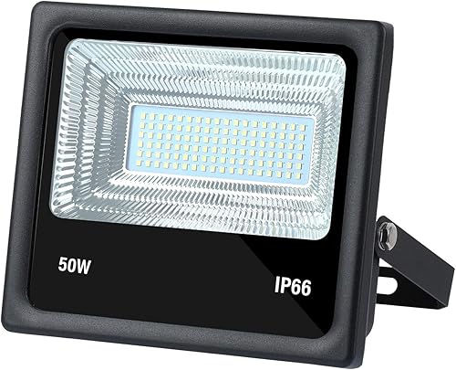 Miniatura 2 de 2 luces LED de 12 V CC 50 W 4500 lm 6500 K luz diurna blanca para exteriores, IP65 resistente al agua
