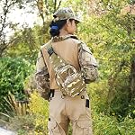 Tactical Backpack, Waterproof Military Cross-body Molle Sling Shoulder Backpack Chest Bag for Outdoor Every Day Carry