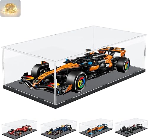 Miniatura 30 de Vitrina de acrílico transparente engrosada para Lego 75375 Millennium Falcon para 21319 Central Perk 75380 42204 Coleccionables, caja transparente