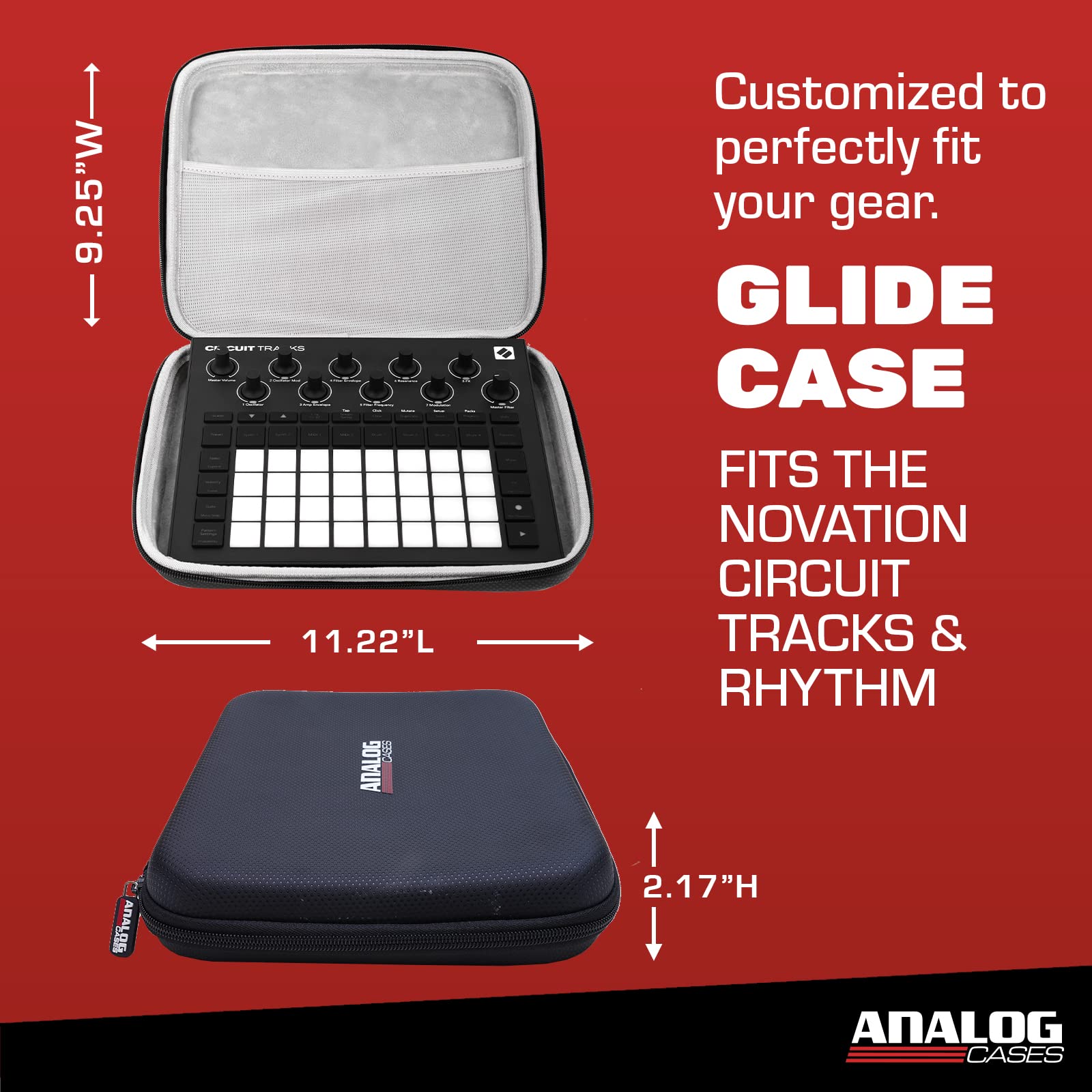 Analog Cases Novation Circuit Tracks/Circuit Rhythm 専用ケース アナログケーシズ