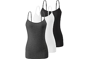 2 & Piece Women’s Camisole with Shelf Bra: Stay Cool and Covered