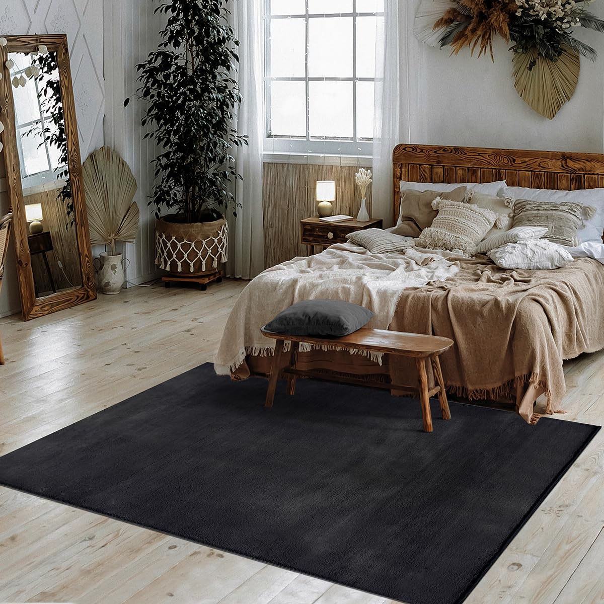 Mia´s Teppiche Nova Fur Rug, Warm Soft and Elegant, Washable and Suitable for Underfloor Heating, Oeko-Tex Certified