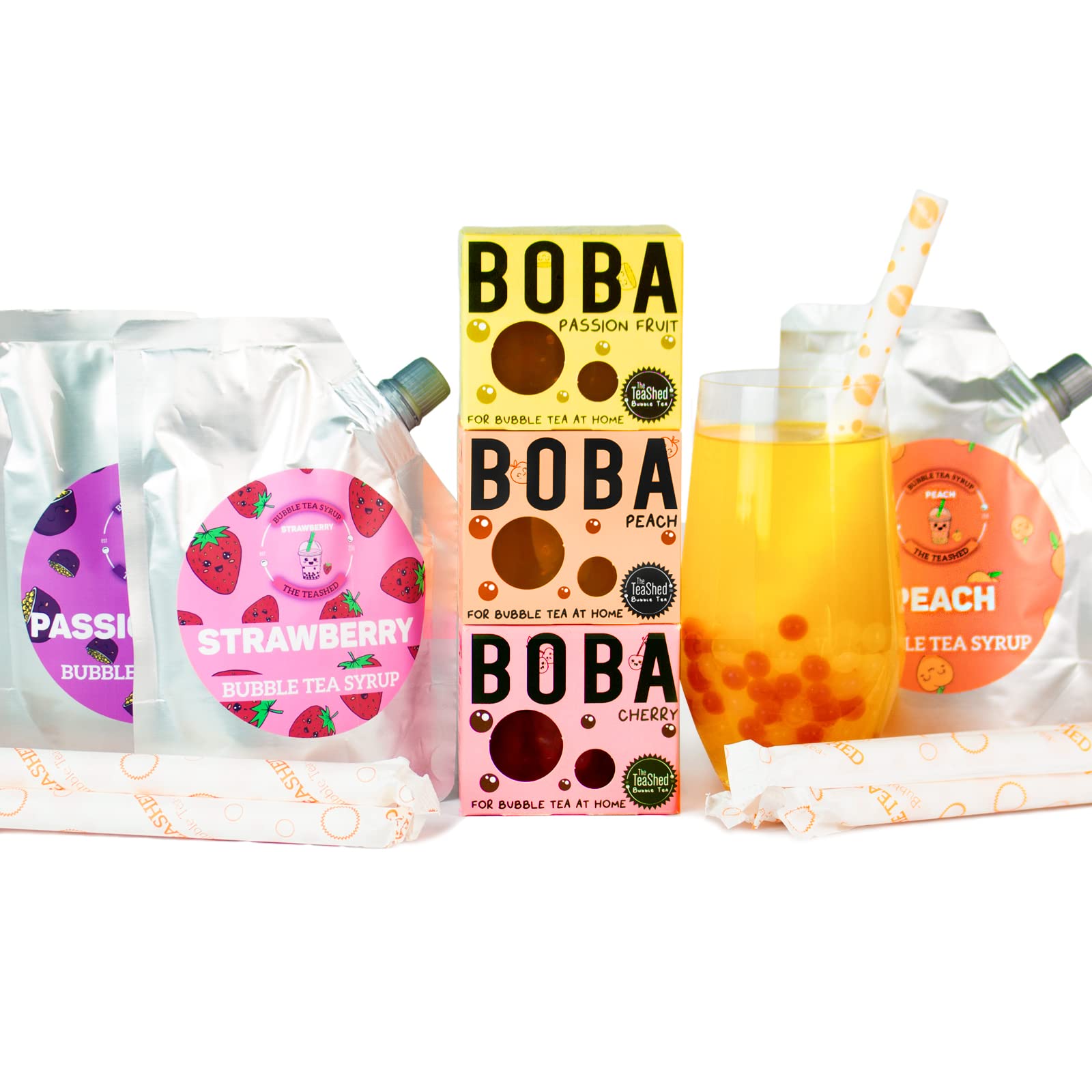 Bubble Tea Syrup Kit Gift Set With 3 Servings Syrup | INDIA