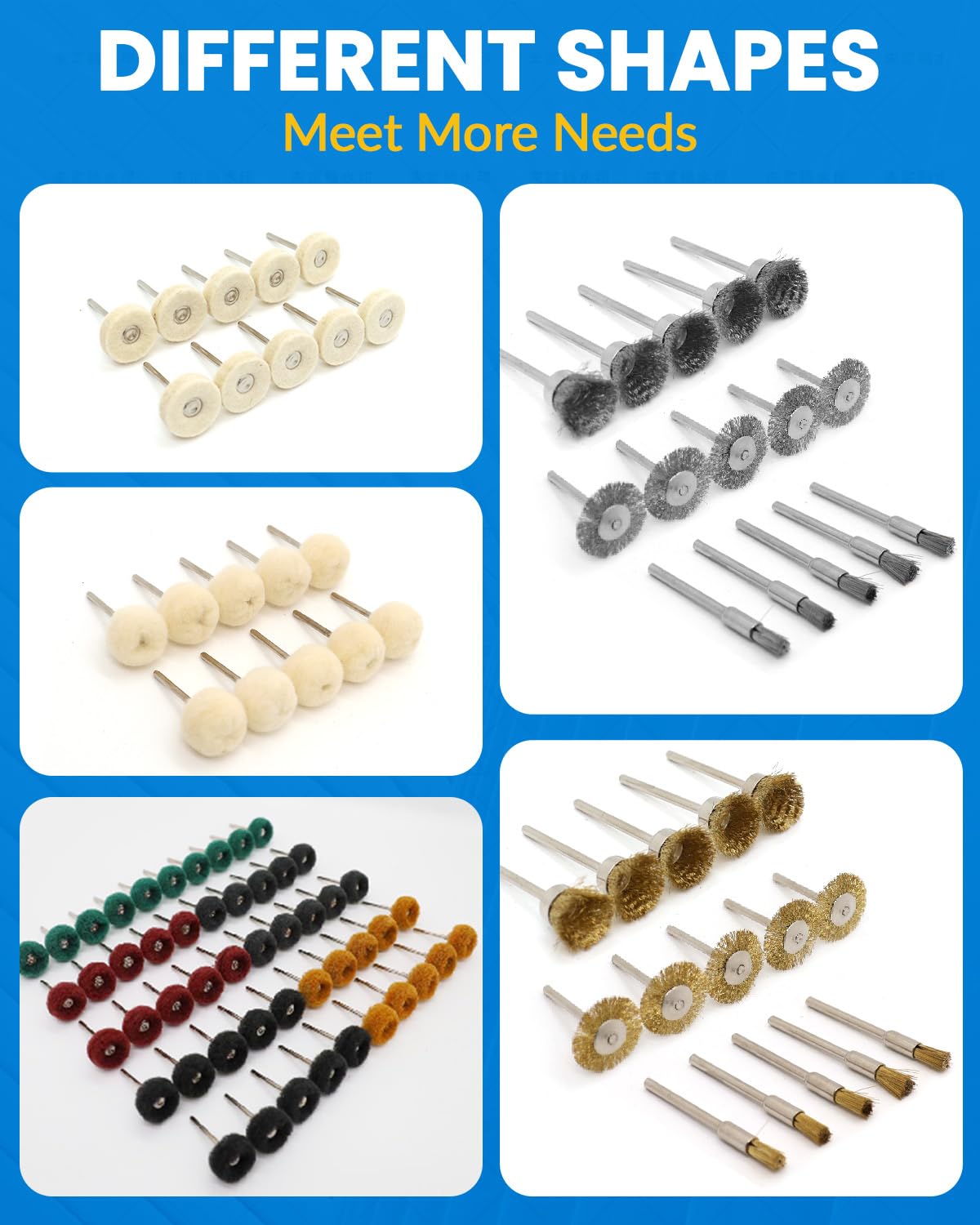 Dremel Polishing Kit - 100 Piece Buffing Set -3