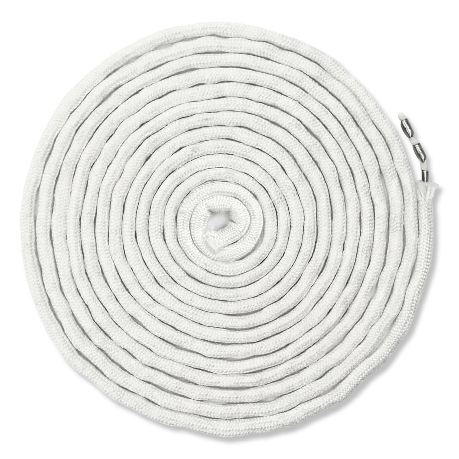 YUNTRUN Net Curtain Weights, Weights for Curtains, 8m White Heavy Tape, Wire Strap for Weighting Shower Liners, Drapes and Fabric Sheers