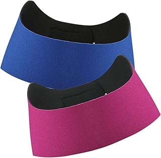 FOMIYES 2pcs turban hair bands hijab hair ties headbands elastic swim headband swimming hair band swimming headband adults water ear straps scarf ear defenders printing