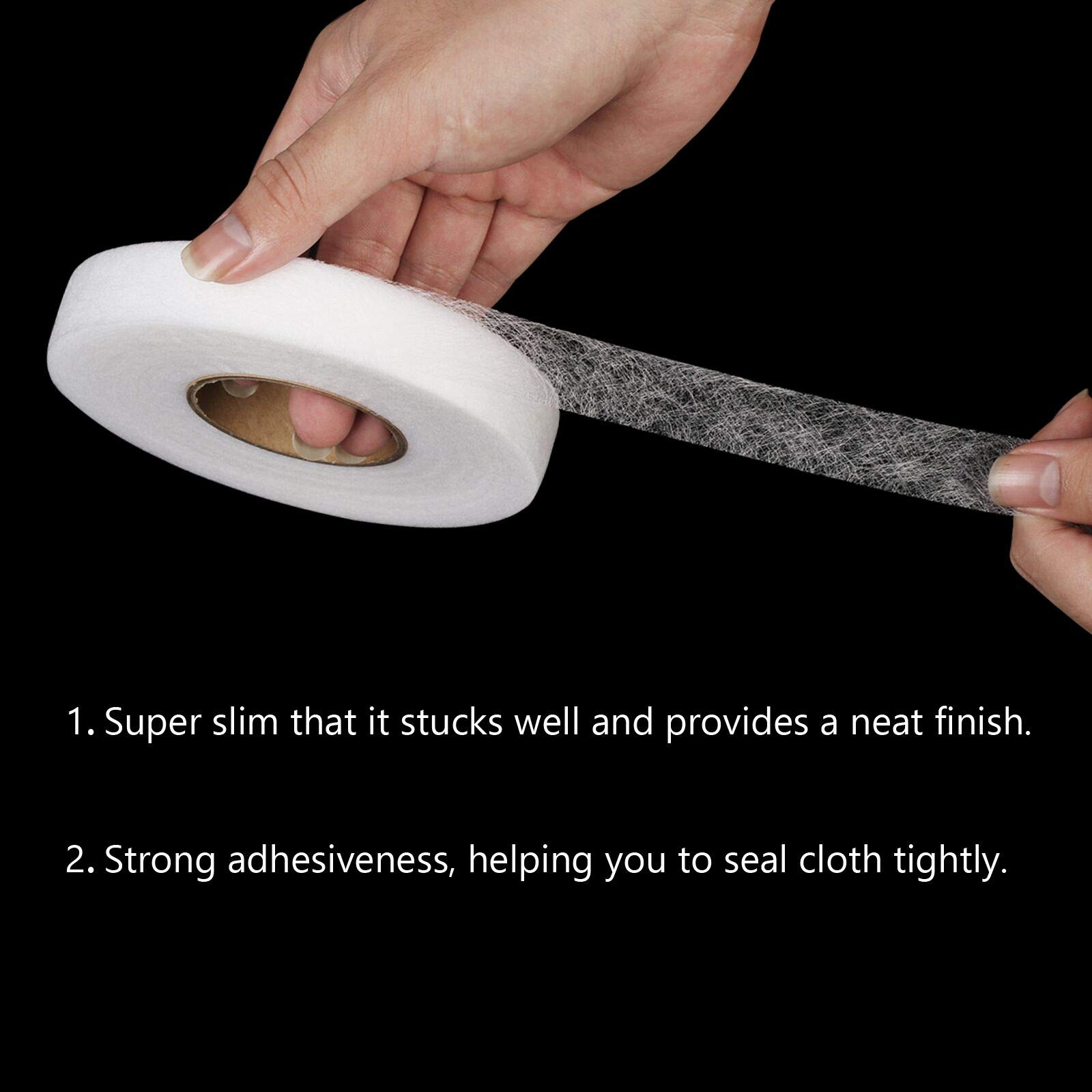 SHULLIN Bügelsaumband 4 Rollen - Selbstklebend Für Hosen & Vorhänge 252m Gesamtlänge