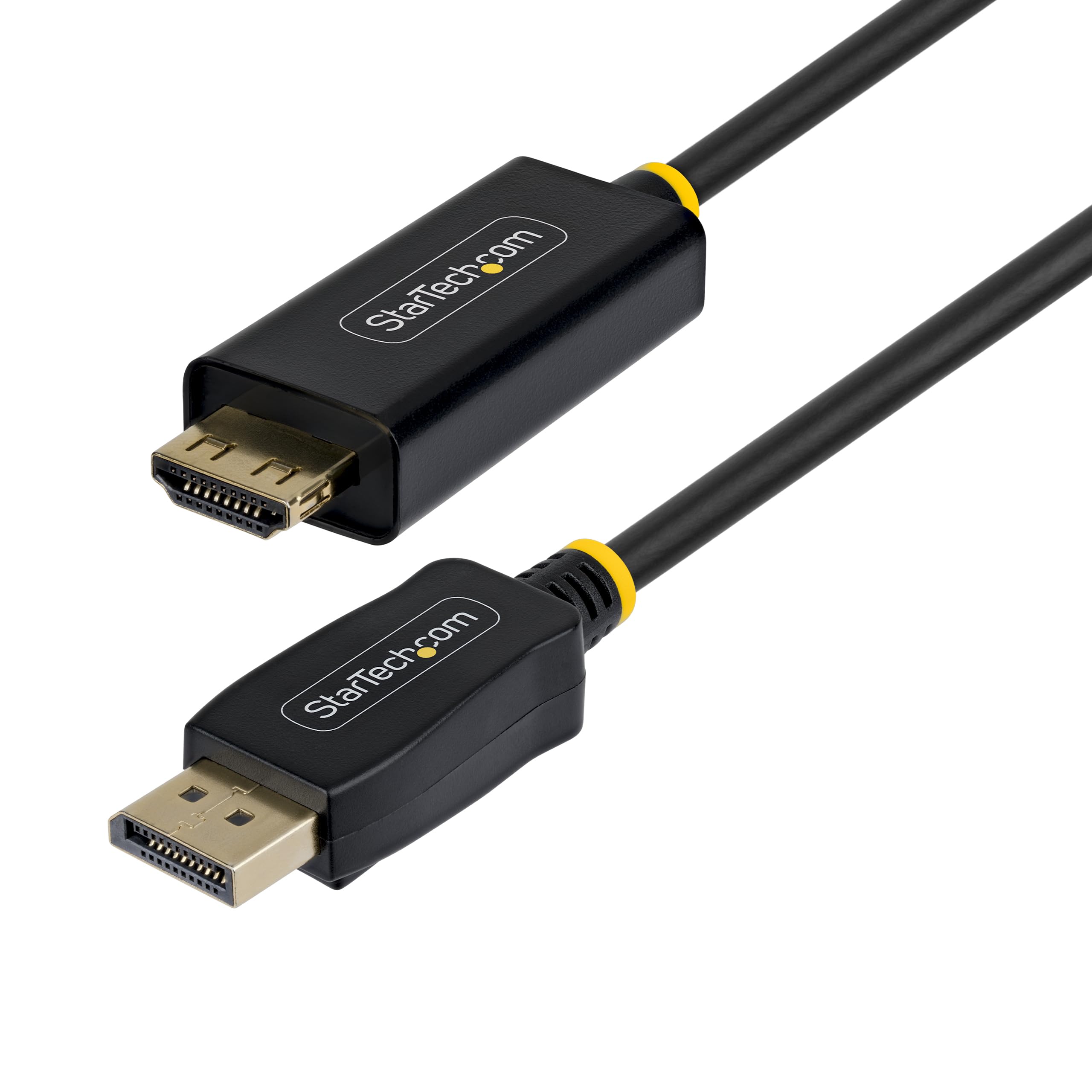 StarTech Cavo DisplayPort a HDMI 2m, 4K 60Hz, HDR, Presa Rinforzata HDMI | Compatibile con Lenovo, Dell e HP, Immagini in Alta Definizione
