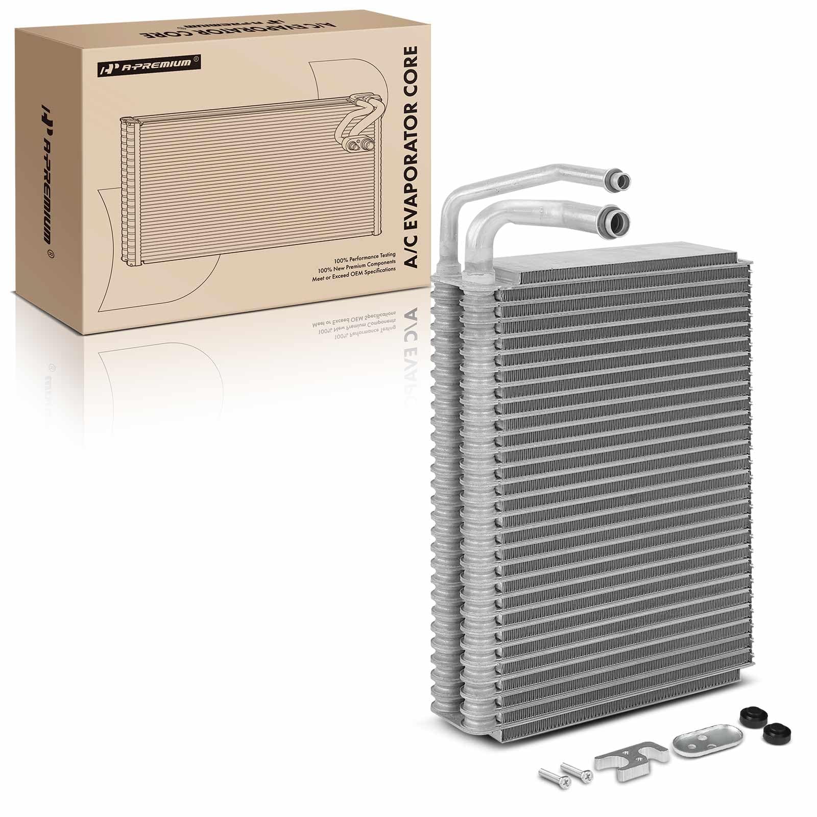 A-Premium Front A/C Evaporator Core Compatible with Chrysler 300 2005-2010 & Dodge Challenger 2008-2010, Charger 2006-2010, Magnum 2005-2008, with Pressing Plate