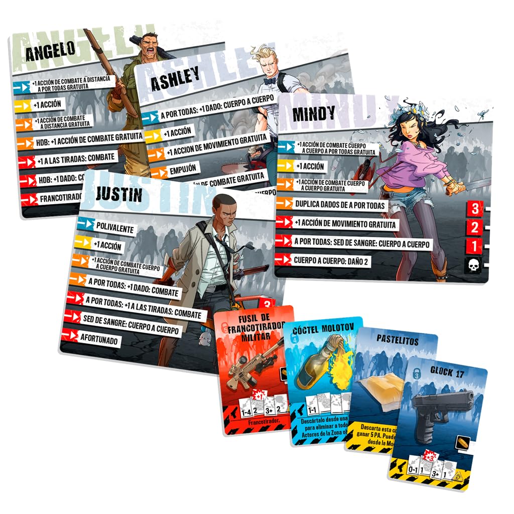 Asmodee Zombicide 2a edizione: Washington Z.C., espansione della campagna nella Casa Bianca con 10 missioni, 6 nuovi sopravvissuti, a partire dai 14 anni, da 1 a 6 giocatori, 60 minuti, spagnolo