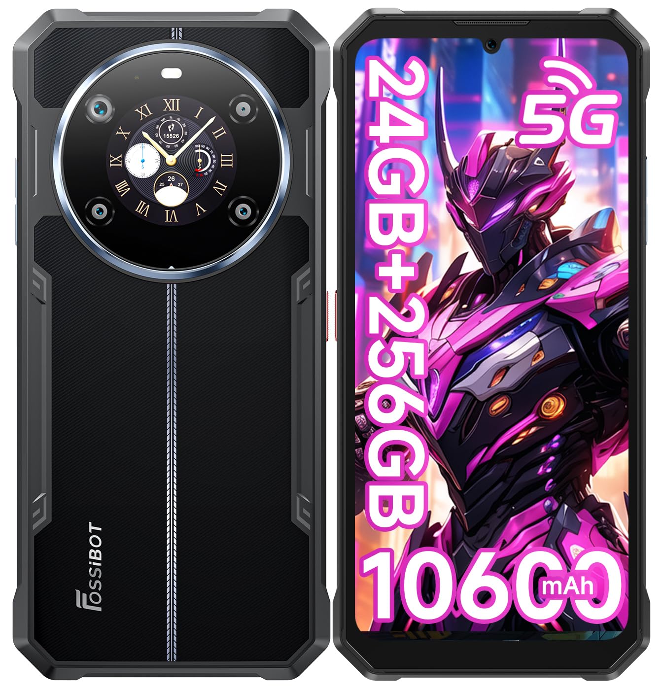 Amazon | FOSSiBOT F109 5G スマホ SIMフリー スマホ 本体 2画面スマホ