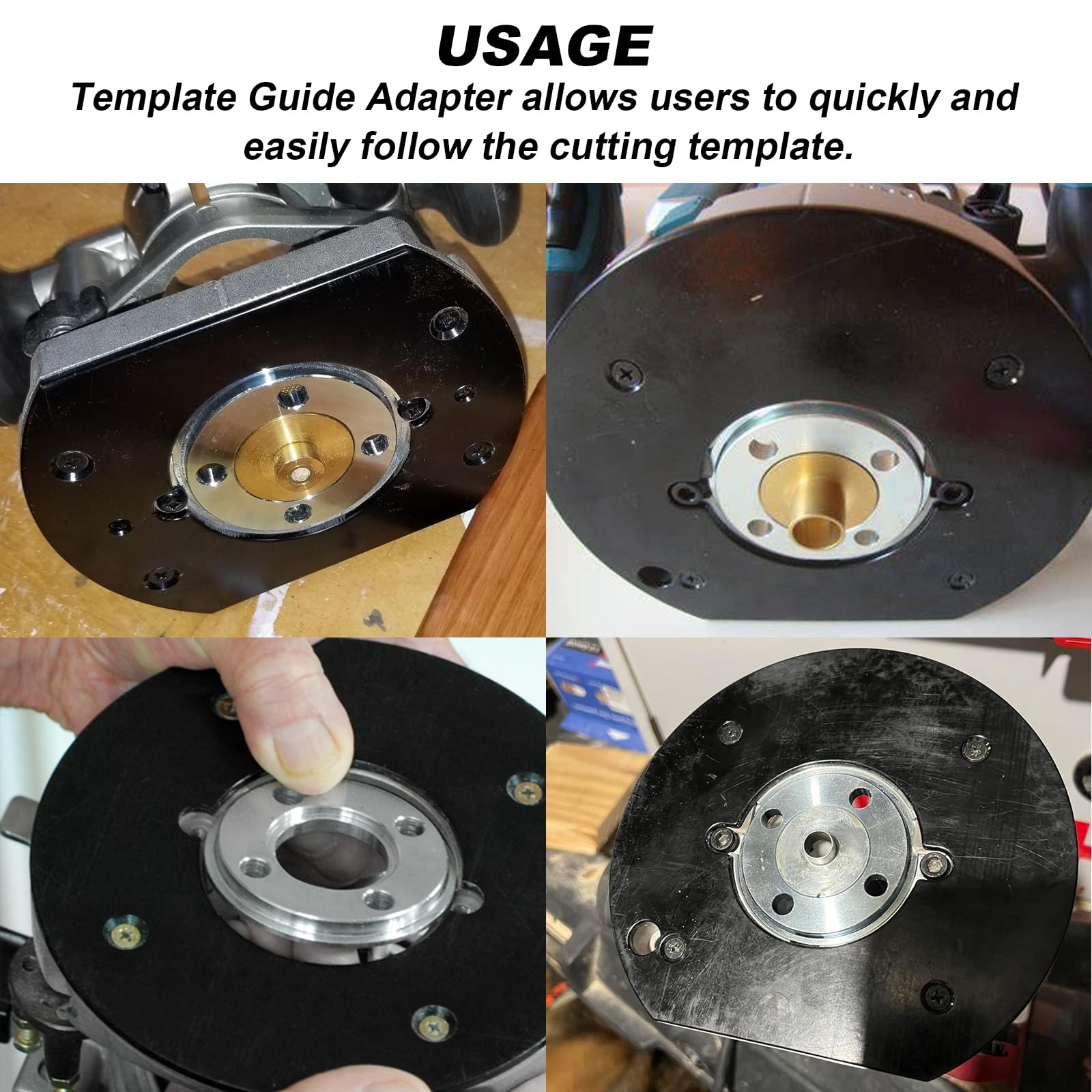 QQZ 321492-3 Template Guide Adapter for Makita Router 3606