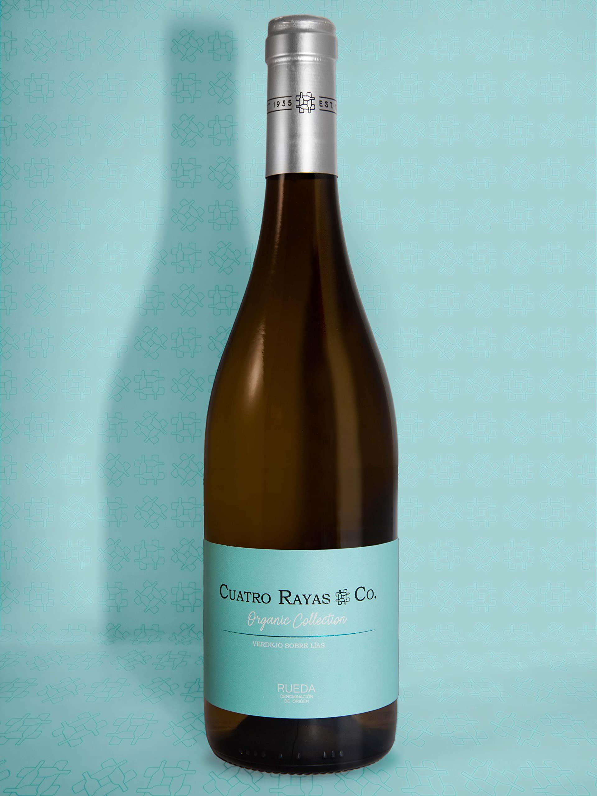 Cuatro Rayas Organic Collection Verdejo DO Rueda (6 Botellas x 750ml) | Vino blanco ecológico