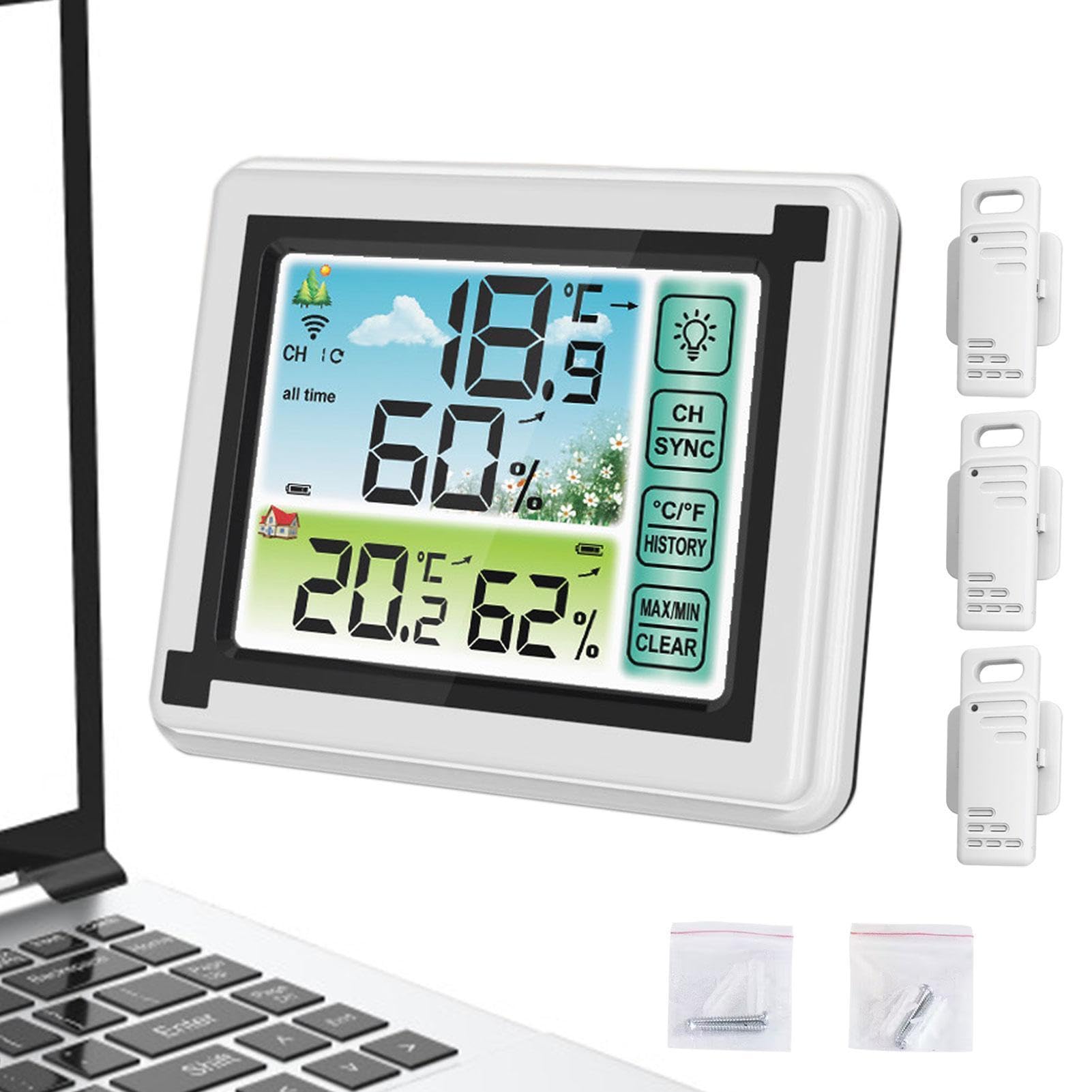 Display sensore di temperatura esterna - Kit termometro digitale wireless