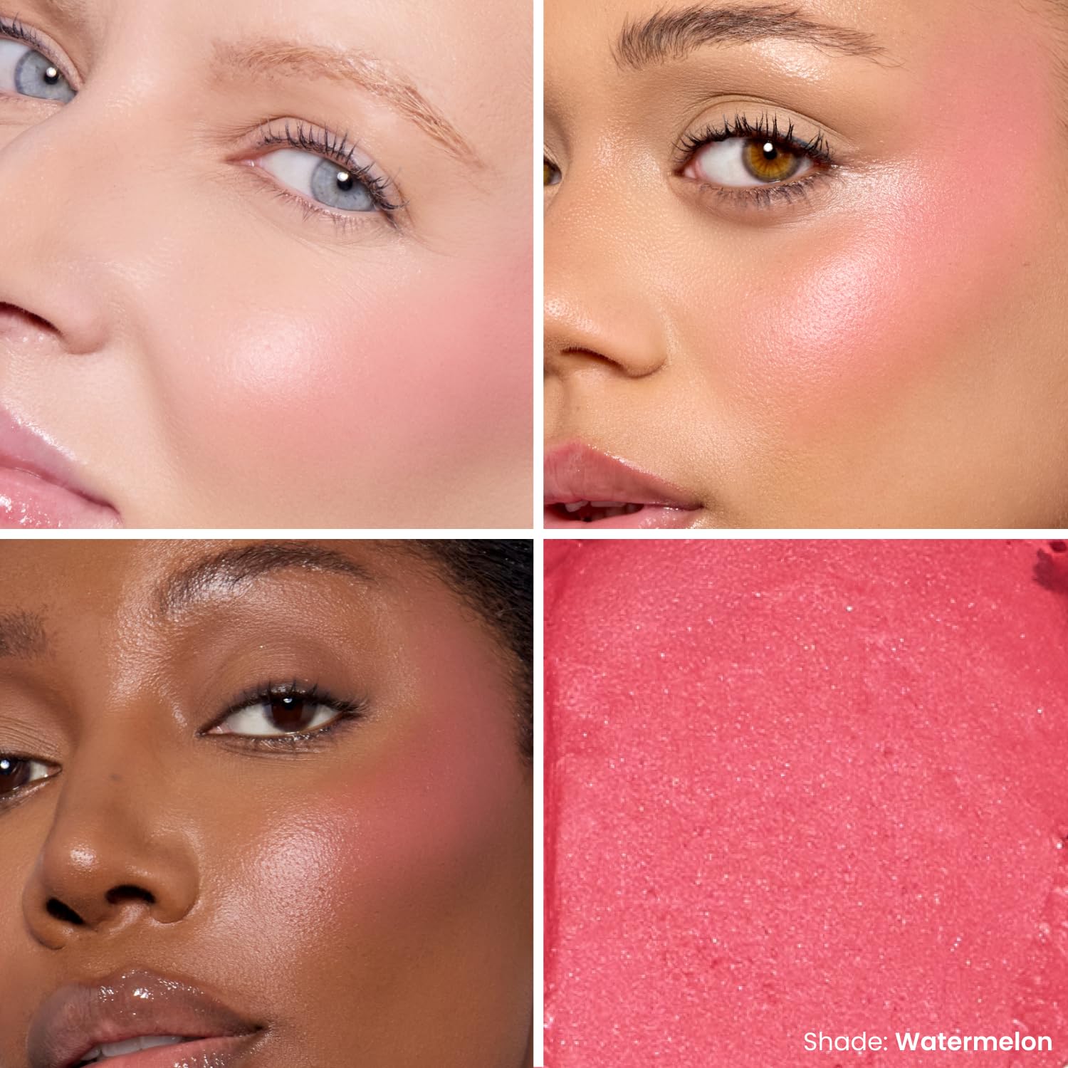 OFIR Cheek Tones Vitamin C Blush Stick | Buildable, Hydrating, Lightweight, Vegan Cream Blush Stick | Non-Transfer, Radiant Finish, Skin-Loving Formula | Watermelon - Reddish Pink | 0.21 oz - Image 4