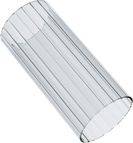 Miniatura 3 de Pantalla de vidrio de repuesto de pantalla de vidrio de cilindro recto con múltiples efectos (cilindro recto de rayas)