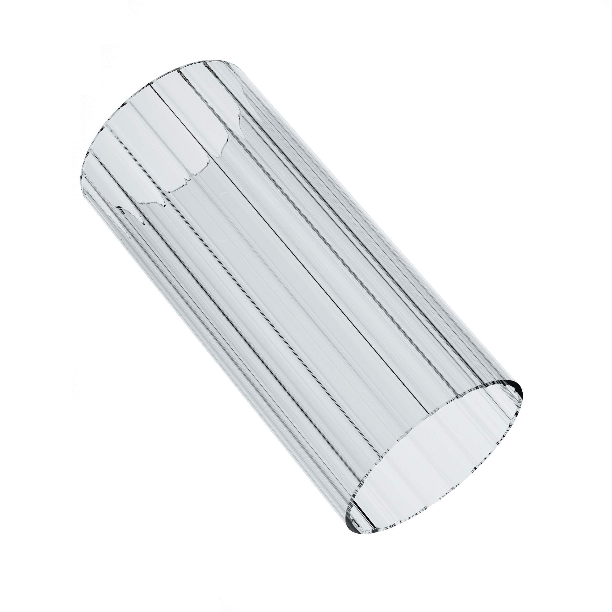 Sunwo Glass Shade Straight Cylinder Glass Lamp Shade Replacement