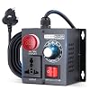 Electronic Voltage Regulator 5000W AC 220V Voltage Regulator with LED Display, High Precision Adjustable Single Phrase Motor Fan Speed Controller for Household Appliances Temperature Speed Dimmer