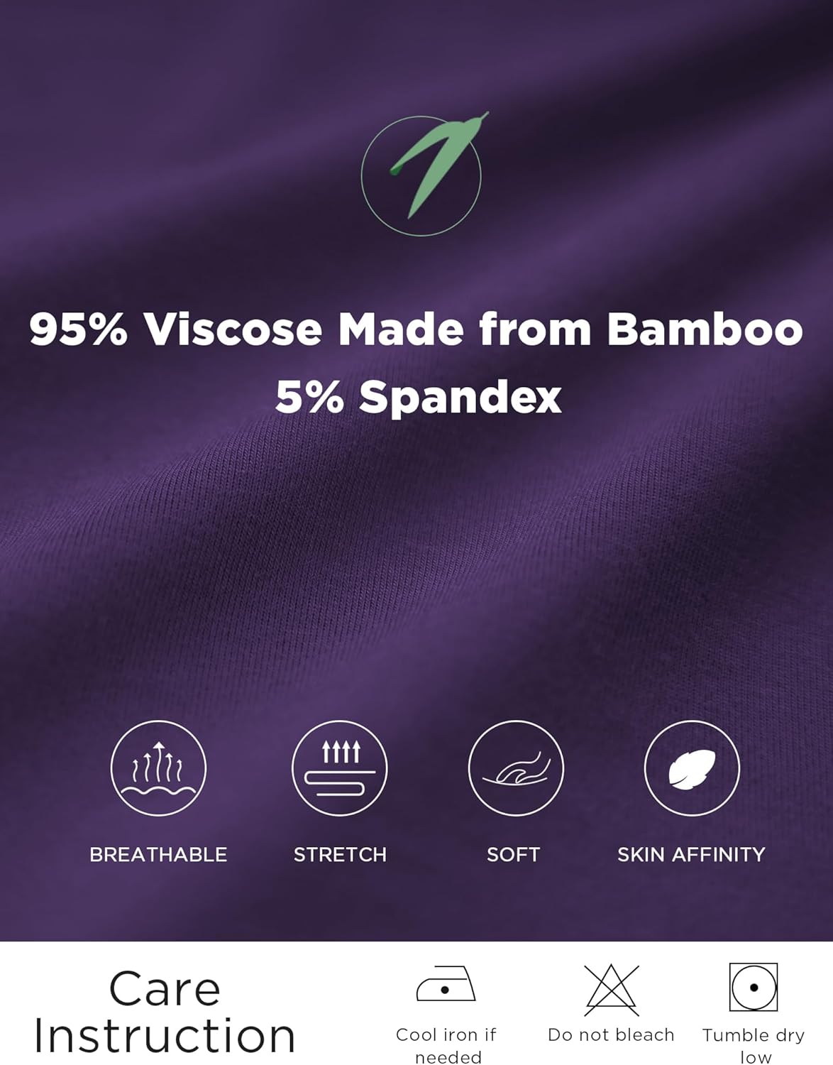 GYS Sleeveless Nightgowns for Women Soft Bamboo Viscose Night Shirts Tank Sleepwear with Pockets Long Sleep Dress - Image 5