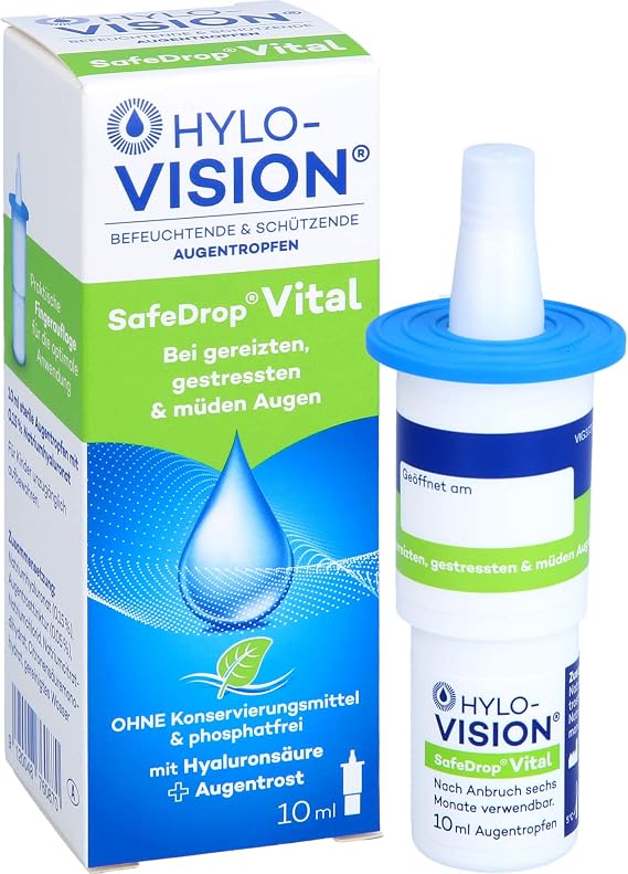 Hylo-Vision SafeDrop Vital Eye Drops 10ml
