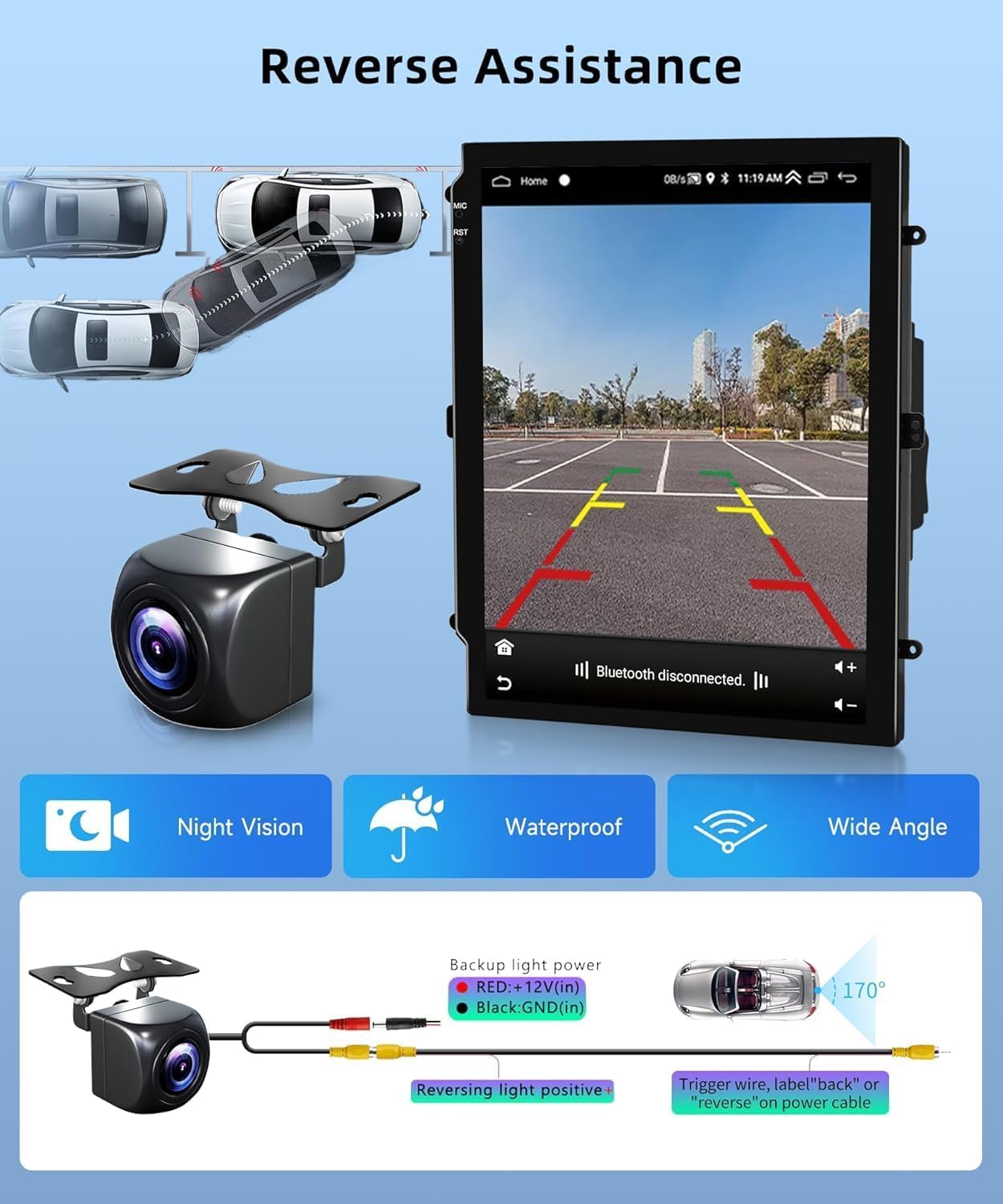 Dla Hyundai Tucson 2010-2015 Android Car Stereo Z Bezprzewodowym Carplay Android Auto Mirror Link 9,7-calowym Ekranem Dotykowym Radiem Z GPS/WiFi Bluetooth I FM RDS Kamerą Cofania I Mikrof(Color:M400)