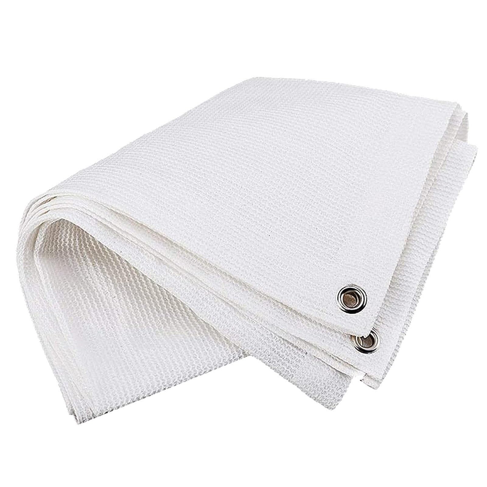 WQPMNYG Sun Shade SailUV Protection Canopy Wind Blocker Shade Net with Grommets for Greenhouse Balcony Patio & GardenSize Options: 1x2m 2x2m 2x3m 3x3m 3x4m 4x5m 4x6m 6x6m (White 2x5m)
