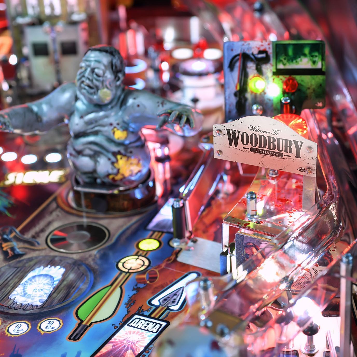 Stern Pinball AMC The Walking Dead Remastered, Premium Edition Arcade Pinball Machine