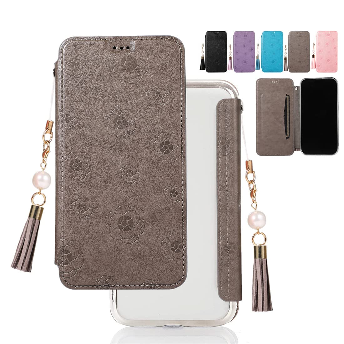 Amazon.co.jp: Xperia 10 IV 手帳型ケース 花柄 大人 かわいい FASY 