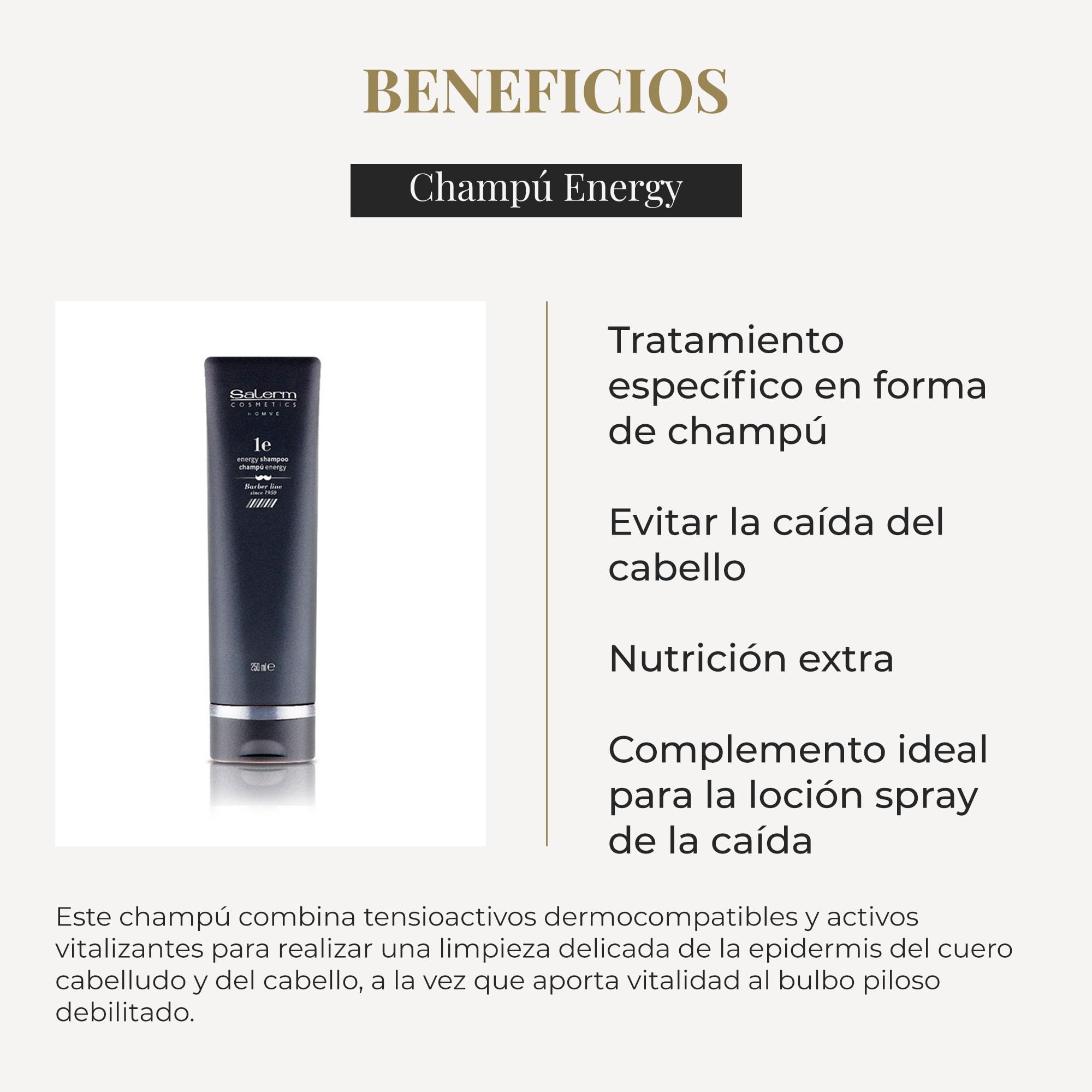 SALERM Champú Anticaída Hombre 250 ml