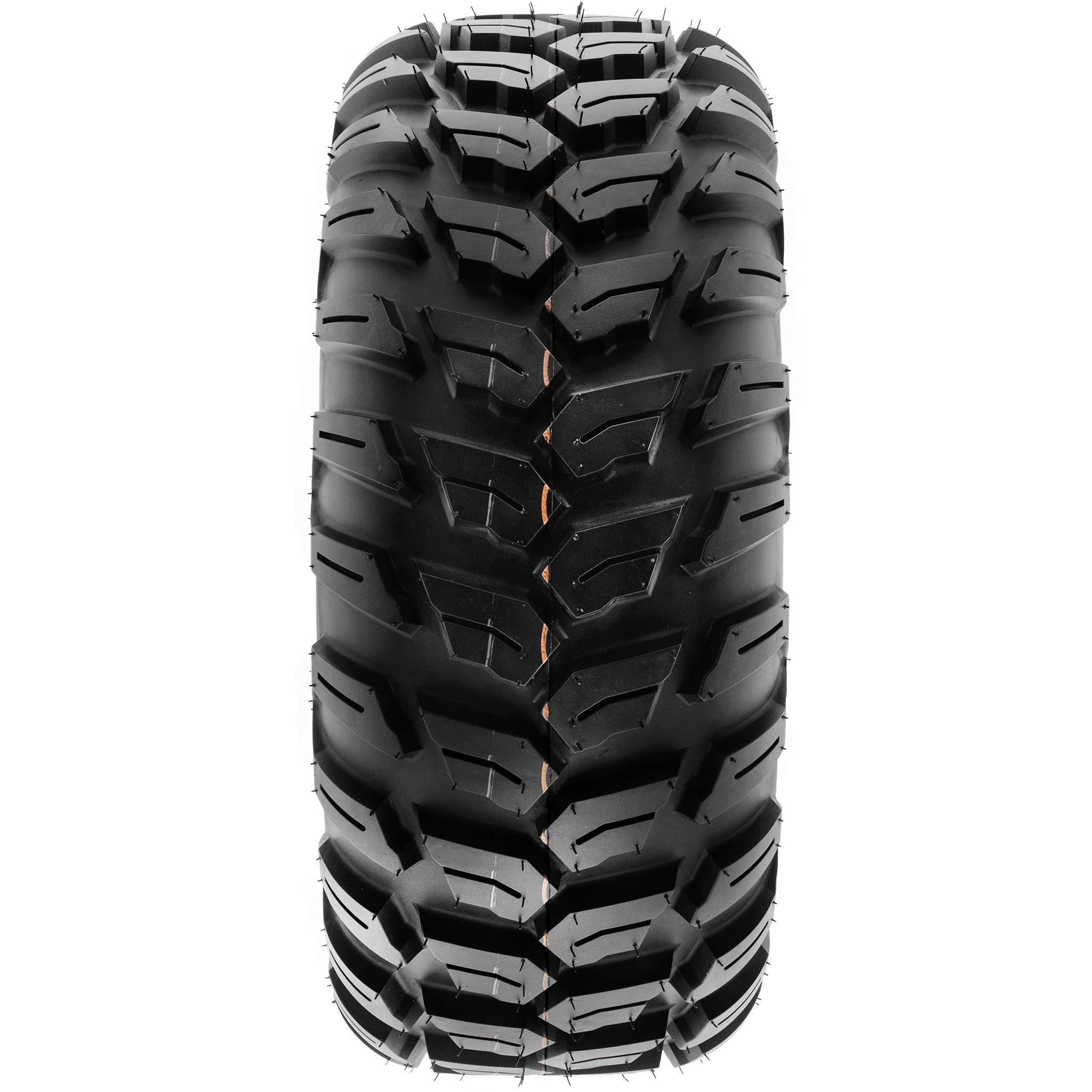 SunF A043 25x8-12 & 25x10-12 Sport-Performance XC ATV UTV Quad Reifen Gelände Radialreifen 6PR TL 63N E4, Satz von 4 Stück