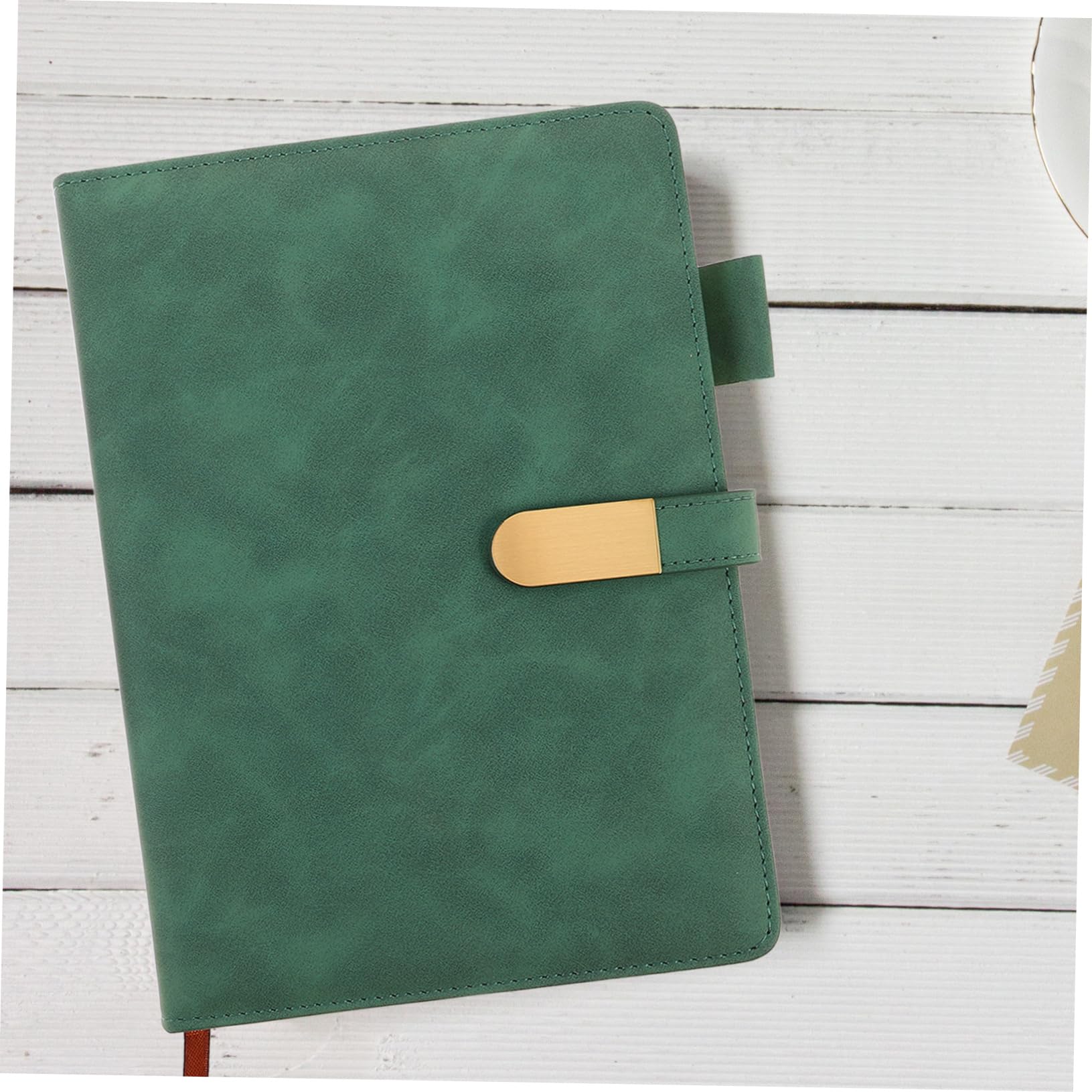DOITOOL Cuaderno de Diario de Negocios A5 Verde con Bolígrafo y Caja | Cuaderno de Notas de Reuniones, Papel de Escritura Suave, Decoracion Colegio, Material de Oficina y Escolar