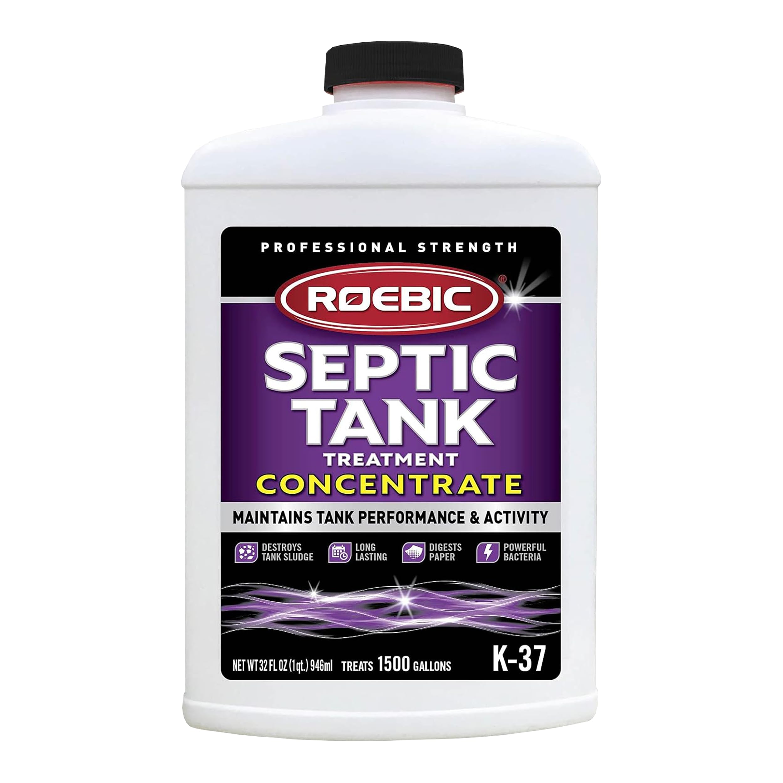 Roebic K-37-Q-C1500-4 32-Ounce Septic Tank Treatment Concentrate