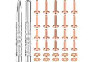 SelfTek Cop Rivets for Leather Crafting, Bracelets, Belts, Bags