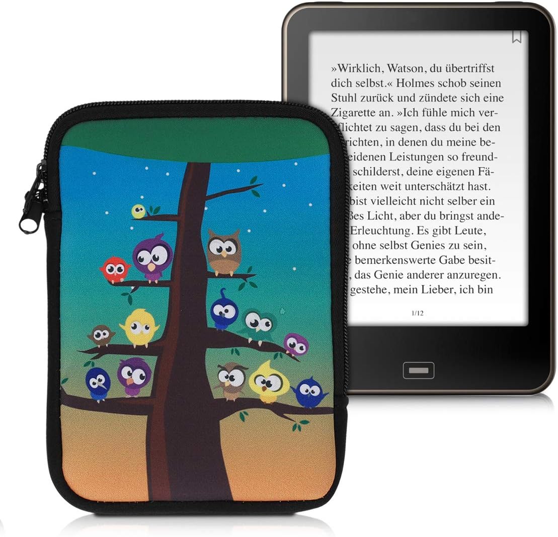 kwmobile Neoprene eReader Pouch Size 6" eReader