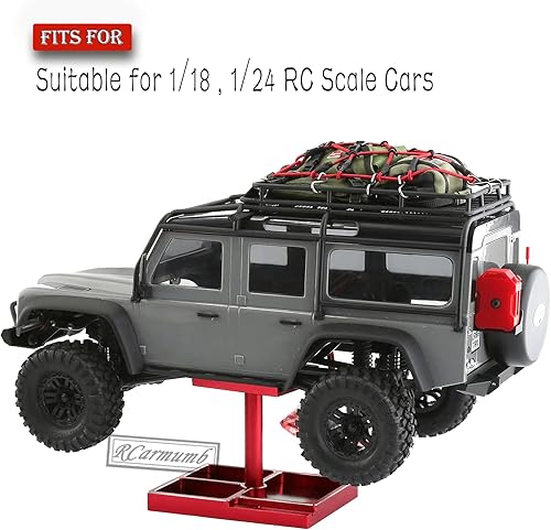 Miniatura 2 de Soporte de trabajo de coche RC para 118 124 a escala RC, coches, camiones, Buggies, estación de trabajo de aleación de aluminio, soportes de cuerpo
