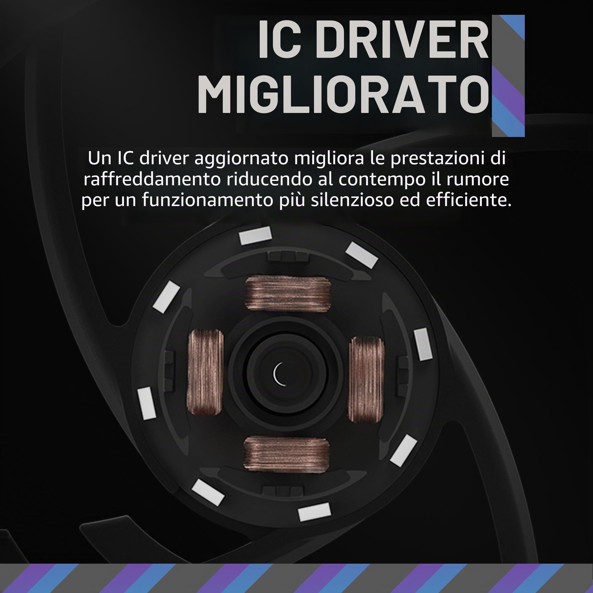 Cooler Master MasterFan MF120 Halo², doppio anello ARGB Gen 2 anelli LED, PWM dinamico 120 mm 2050 rpm, pale della ventola ingrandite, telaio ibrido per case PC, liquidi e raffreddamento ad aria