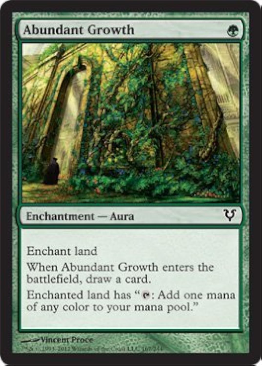Amazon.com: Magic The Gathering - Abundant Growth (167) - Avacyn Restored :  Toys & Games