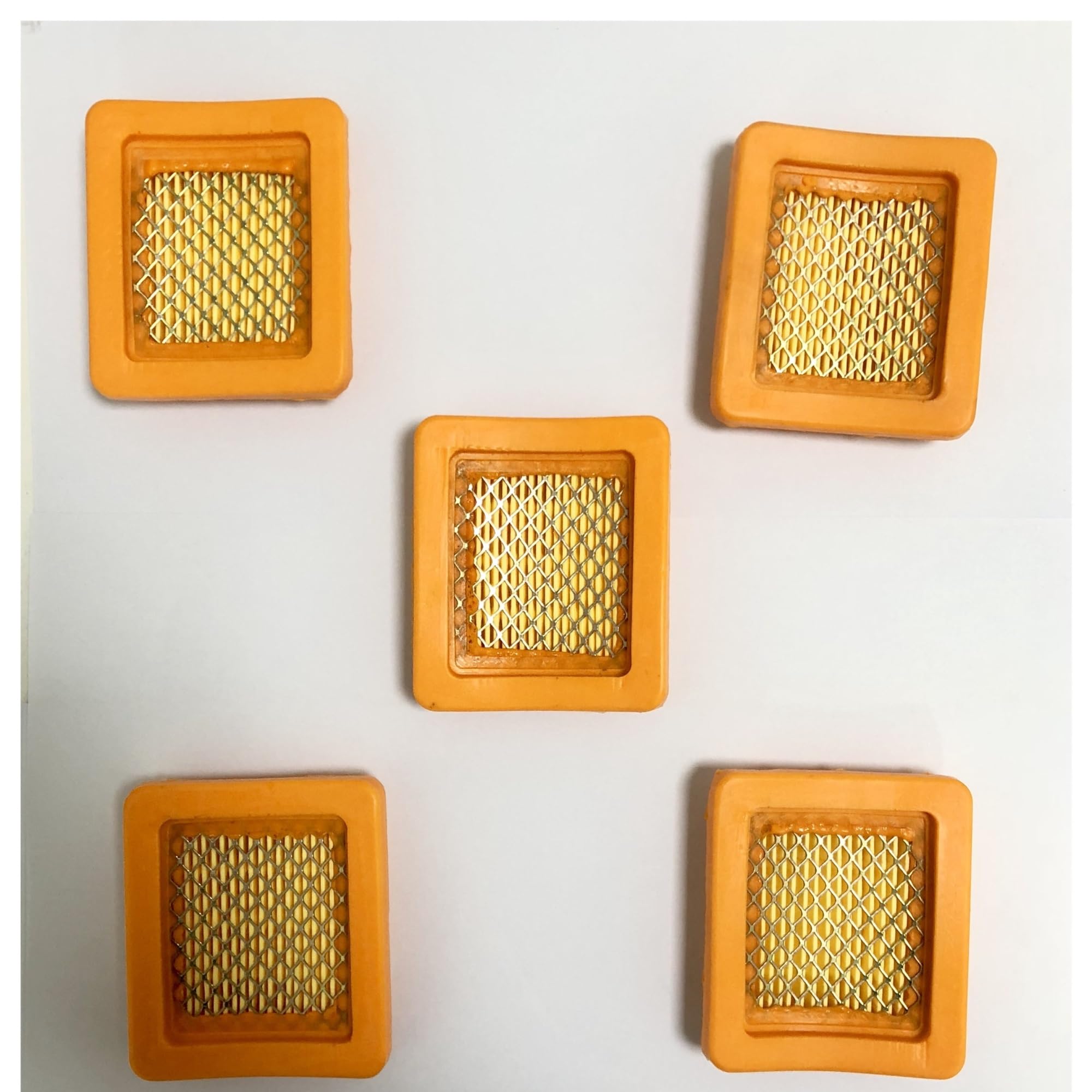 Lote de 5 filtros de Aire compatibles con desbrozadora GX50, GX-50, UMK450, 47,9 CC, Motor de 4 Tiempos, Repuesto 17211-Z3F-000.(20 PCS)